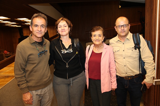 Francisco Javier Holguín, Nidia Castillo, Olga Helena Flórez y Edison Aristizábal.