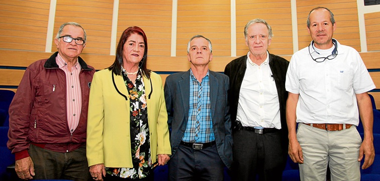 José Miguel Alzate, Teresa González García, Héctor Hernando López, José Alfredo Posada y Jaime Alberto Galeano.