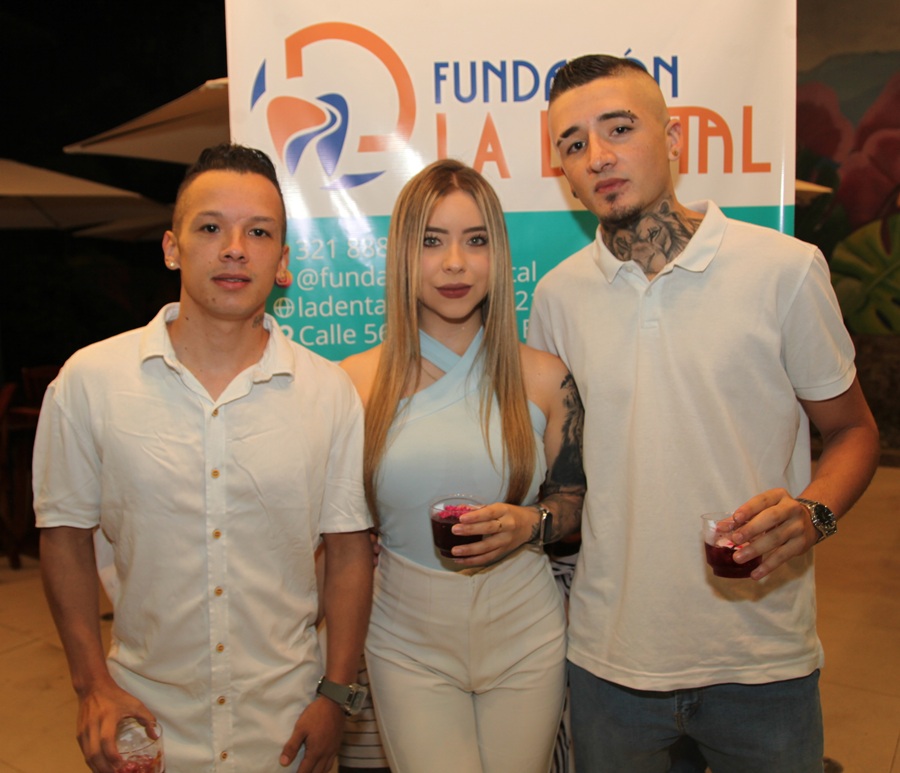 Felipe Bedoya, Megan Zuluaga y Sebastián Hernández.