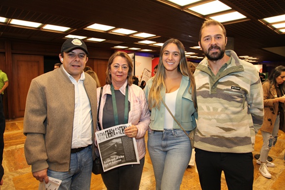 Andrés Felipe López, Consuelo Sánchez, María Ximena Betancur y Rafael Gómez.
