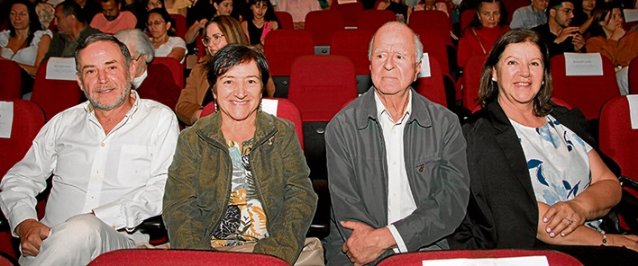 Jorge Alberto Jaramillo, Adela María Ceballos, Hermán Estrada y Ruth Eugenia Ceballos.