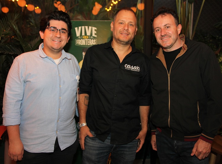 José Peña, Carlos Sánchez y Daniel Ríos.