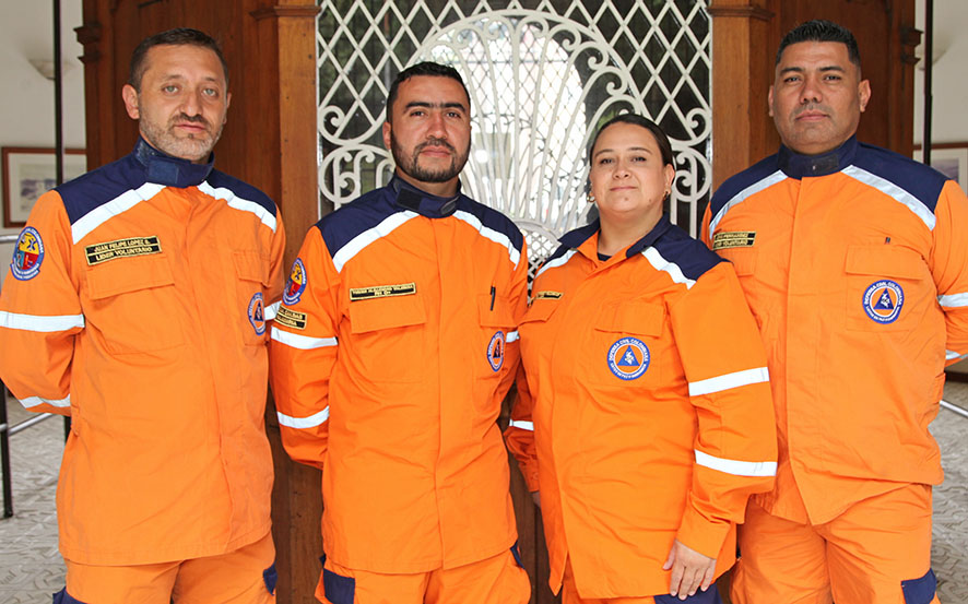 Juan Felipe López, Alejandro Valencia, Julieta Ramos y Jhon Fernández.