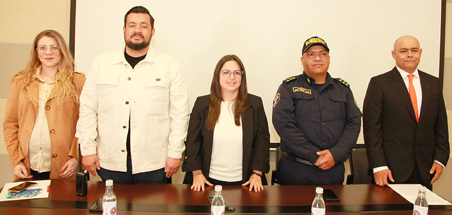 Mesa Principal: Sharim Toro Velásquez, Diego Armando Rivera Gutiérrez, Viviana Zuluaga Cardona, José David Mejía Osorio y Óscar Ramírez Villegas.