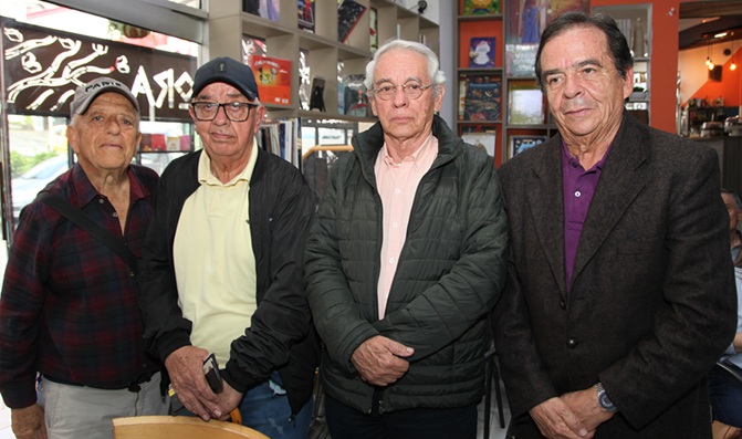 Henry Cardona, Henry Roso, Iván Rubio y Samuel Franco.