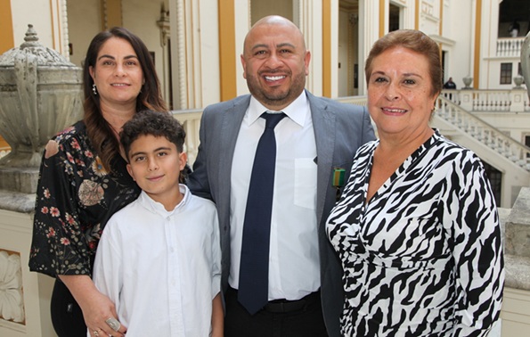 Natalia Alzate, Salvador Buitrago, Juan Gabriel Buitrago y Martha Cecilia Castro.