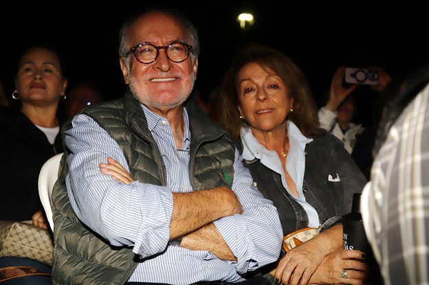 Guido Echeverri, senador de la República, y su esposa, Ana María Jaramillo.