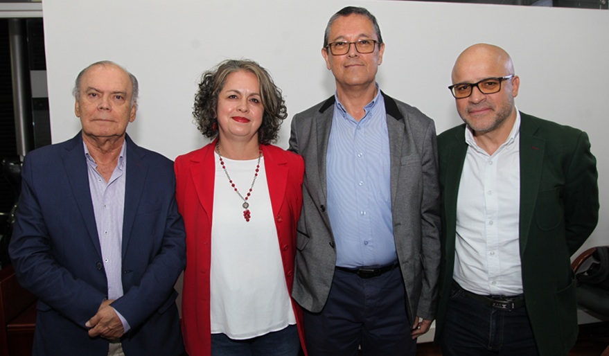 Albeiro Valencia, Alba Lucía Hurtado, Luis Fernando Sánchez y Francisco Javier González.