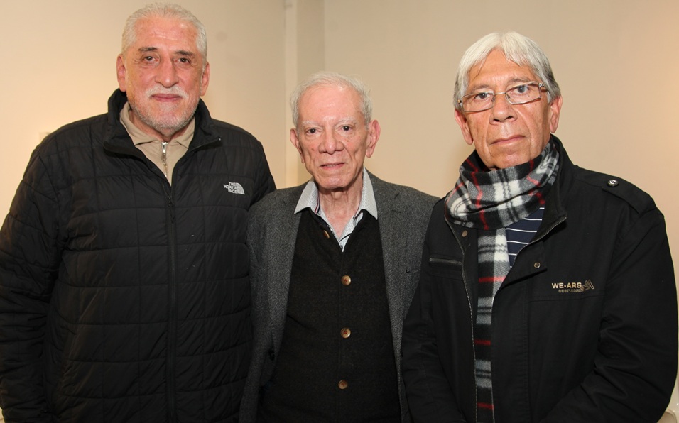Julio César Samper, Álvaro Medina y Carlos Velásquez.