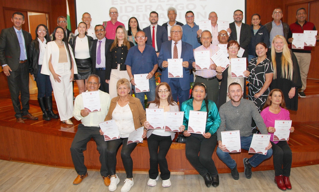 Grupo de lideres comunitarios Certificados.