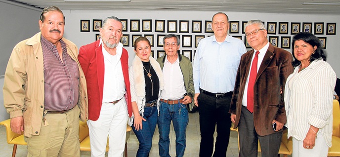 Álvaro Alzate Usma, Demetrio Antonio Arango, Catherine Rendón, Luis Aníbal Marín, Nicolás Castaño, Antonio Franklin Muñoz y María Luz Enedy Buitrago.