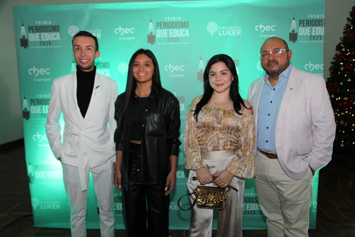 Juan Camilo Jaramillo, Natalia Marulanda, Laura Giraldo y Richard Millán.