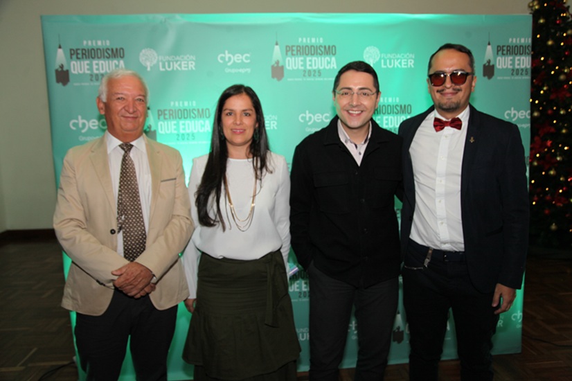 Pablo Jaramillo, Claudia Mejía, Pablo Arango y Carlos Eduardo García.