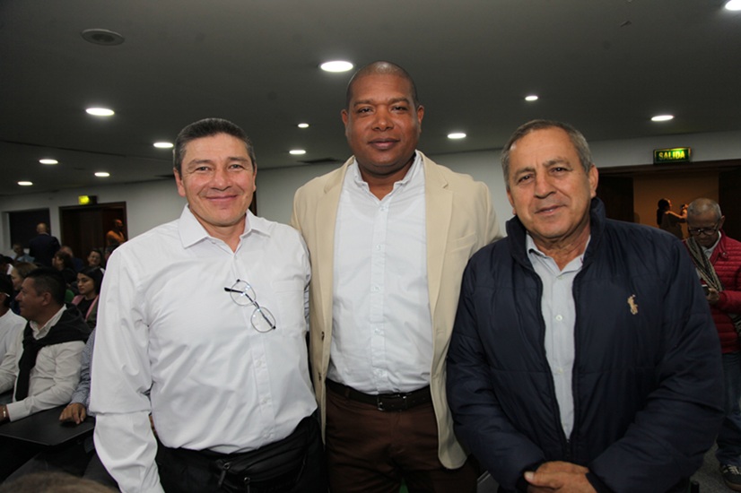 Iván Sánchez, Antenor Cuesta y Jorge Mustafá.