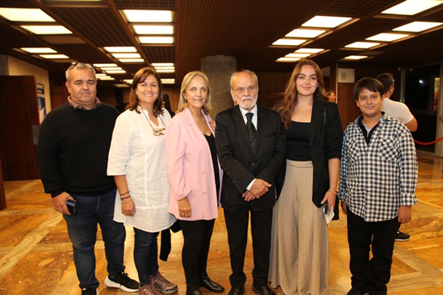 Juan Humberto Gallego, Miriam Gallego, Lorena Morales, Humberto Gallego Gómez, Mariana Díaz y Pablo Jaraba.