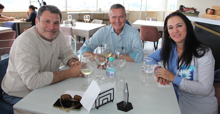 Jorge Arbeláez, Jorge Manrique y Andrea Aristizábal.