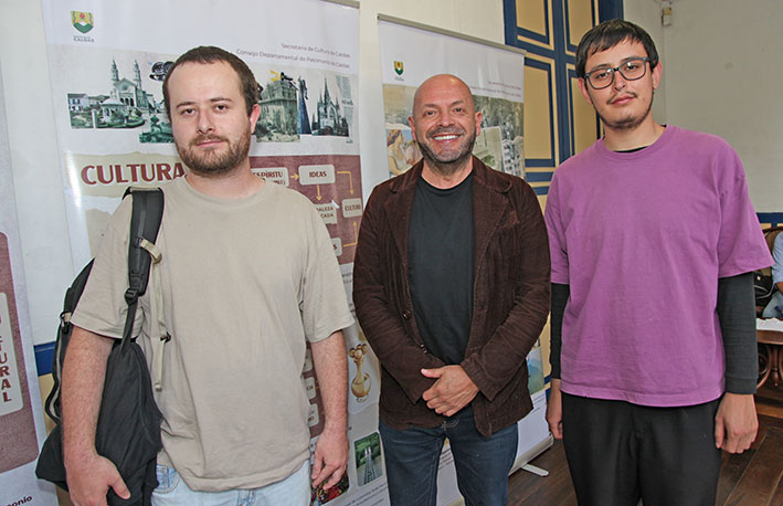 Santiago Franco, Pedro Luis Raigosa y José Bastidas.