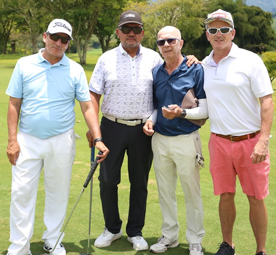 Carlos Herrera, Óscar Pérez, Guillermo Ángel y Paticl Powers