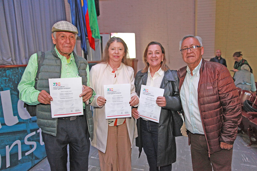 Guillermo Botero, Ana Teresa Gallego, María Elena Zuluaga y Jorge Iván Gallego.
