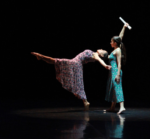 Integrantes durante la obra Danza Capital