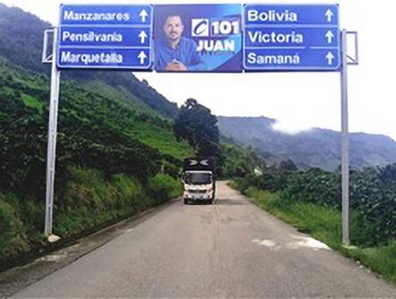 Causó curiosidad la propaganda política Foto | Rubén Darío López | LA PATRIA