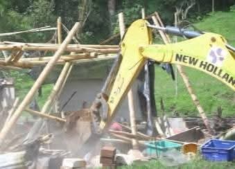 Destrucción de lo montado