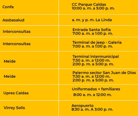 Jornadas extramurales