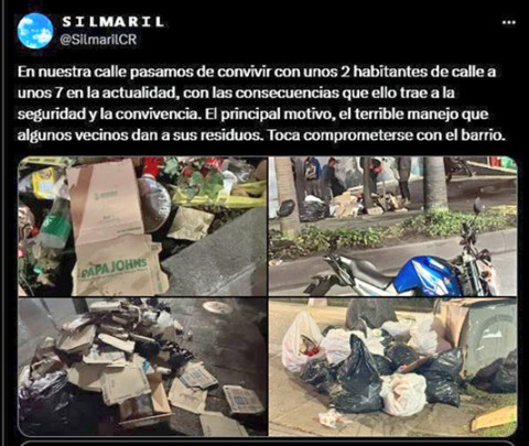 ¿Malos vecinos? Foto | Tomada de la cuenta de X @SilmarilCR | LA PATRIA