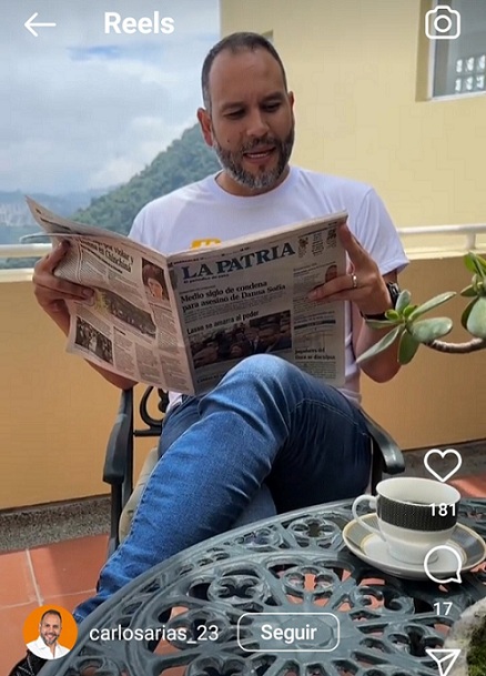 ¿Cuándo he sido el candidato del alcalde? Foto|Tomada de Instagram|LA PATRIA