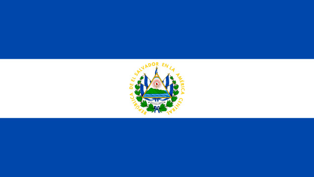 Bandera de la República de El Salvador