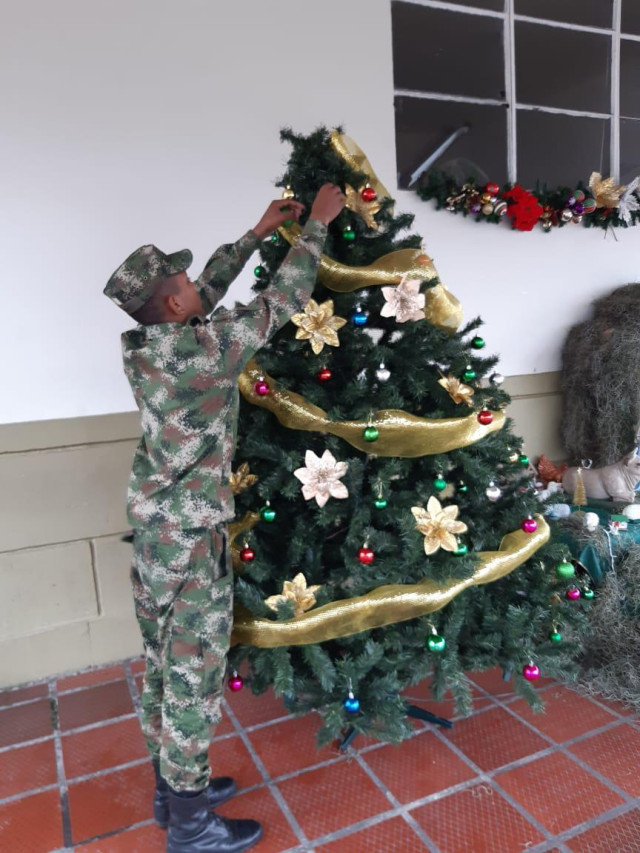 Celebración de la Navidad 2024 en el Batallón Ayacucho