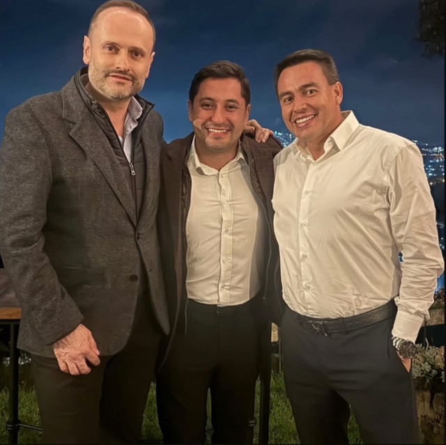 Juan Carlos Franco, Ómar Andrés Reina y Jorge Eduardo Rojas