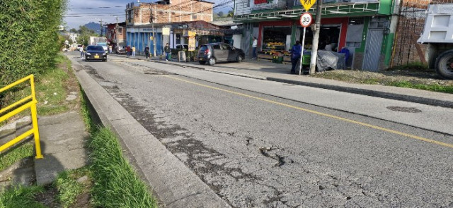 Foto | Cortesía | LA PATRIA  Esta es la carrera 32 donde está el hueco.