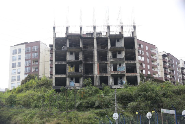 edificios abandonados en Manizales