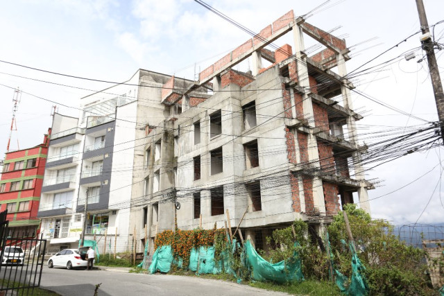 edificios abandonados en Manizales