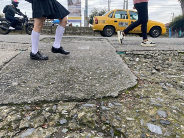 Fotos | LA PATRIA   Esta calle es bastante transitada tanto por vehículos como por transeúntes.