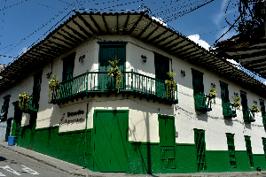 Casa del Centro Histórico de Salamina, Patrimonio de Colombia. Foto | Luis Fernando Rodríguez