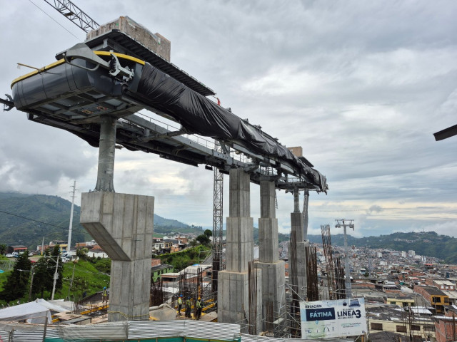 La estación Fátima sería la última en ser completada. Hay obras adicionales para la contención de la vía. &quot;Seguramente tendrá un avance de más del 90% a finales de junio&quot;, estimó el gerente de Infimanizales, Hernán González Cardona, en marzo de este 2025.