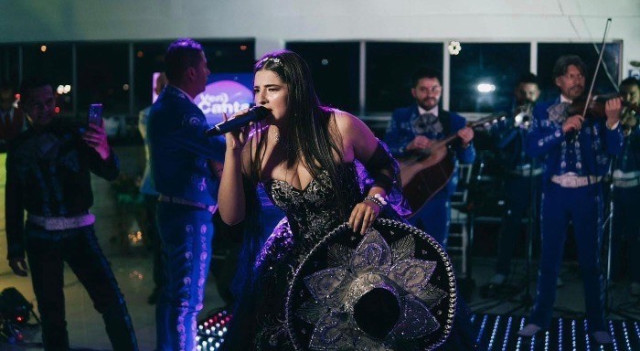  Foto | Cortesía Jeicy Valencia | LA PATRIA  Jeicy también hizo parte de grupos de mariachi. 
