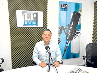 Lizcano comenzó gira  Foto | LA PATRIA