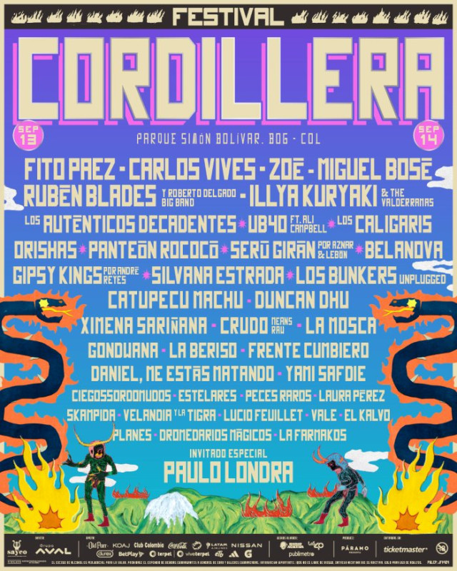 Foto | Cortesía Paramo | LA PATRIA  Estos son los artistas que harán parte del Festival Cordillera 2025. 