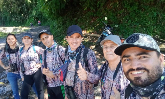 El club de aves Pueblo Nuevo, Melanerpes pulcher, participó en la jornada mundial del conteo de aves, Global Big Day el sábado (10 de mayo). 