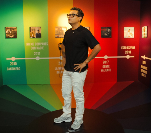 Silvestre Dangond en su casa museo en Valledupar. 