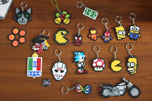 Algunos de los diseños que realiza.