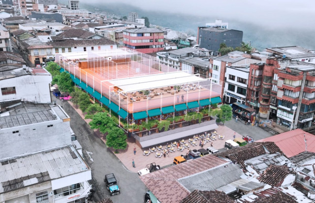 Demolición de plaza de mercado: amenazas dejan en vilo el plan en Caldas, el cierre acecha | Al Frente de Obra La nueva Plaza de Mercado en Anserma contempla mejoras a módulos comerciales, terrazas (segundo piso), baños, infraestructura en acero inoxidable, iluminación, ventilación, manejo eficiente de residuos sólidos y accesos para personas con movilidad reducida.