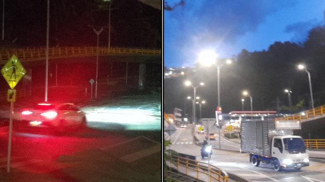Manizales: ayude a frenar robos, así puede denunciar daños al alumbrado público en Los Cedros y otras zonas Al final de la tarde del lunes (4 de agosto) se rehabilitó el circuito de alumbrado público en el intercambiador Los Cedros.