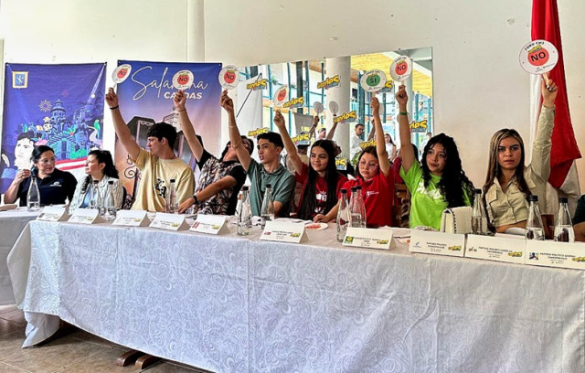 Candidatos juveniles, en Salamina