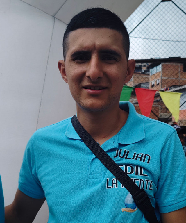 Julián Blandón Gómez, presidente de la Junta Administradora Local (JAL)