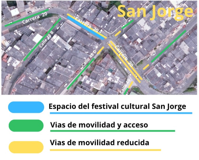 Cierre de vías San Jorge, Manizales