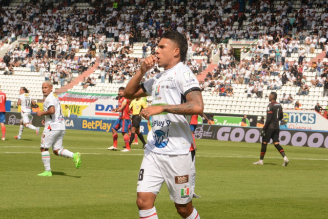 Mateo Zuleta fue el jugador que más pases de gol hizo este año en el Once Caldas. Dio seis asistencias.